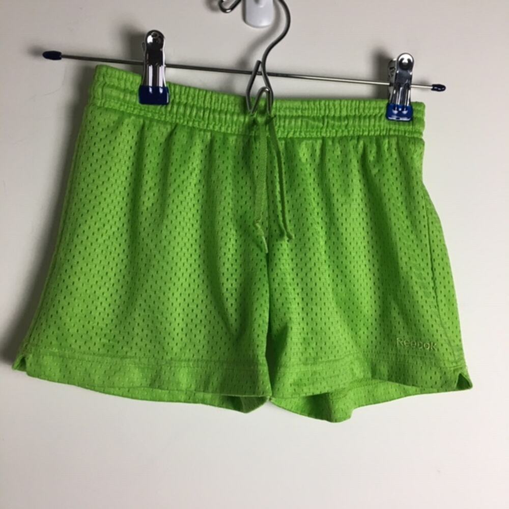 Girls Reebok Shorts Green XS - Picture 5 of 10